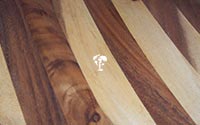 Schreibtischbild Wood-Logo
