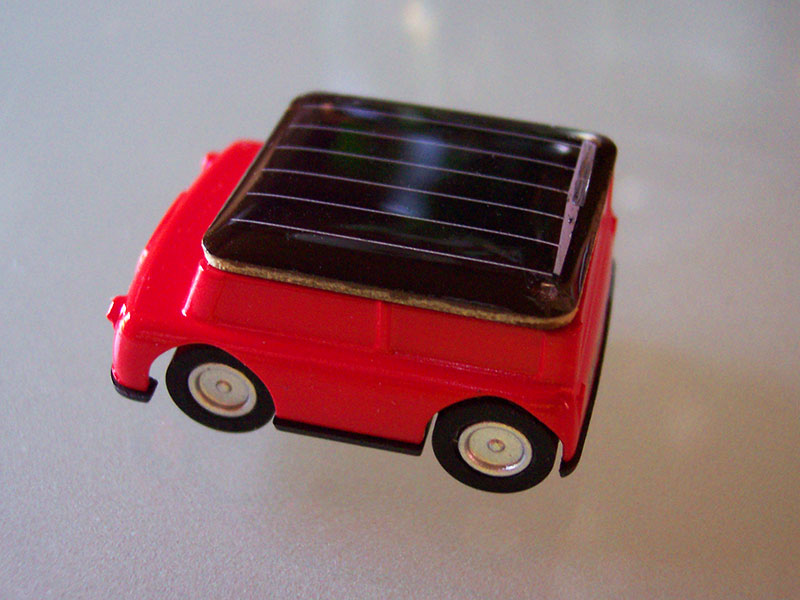 Solarzellenauto.