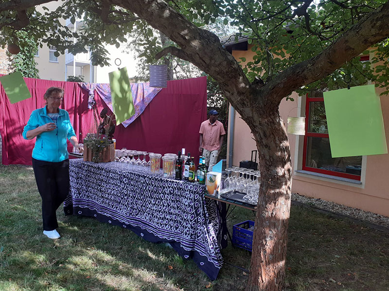 Getr&auml;nkeangebot beim Sommerfilmabend.