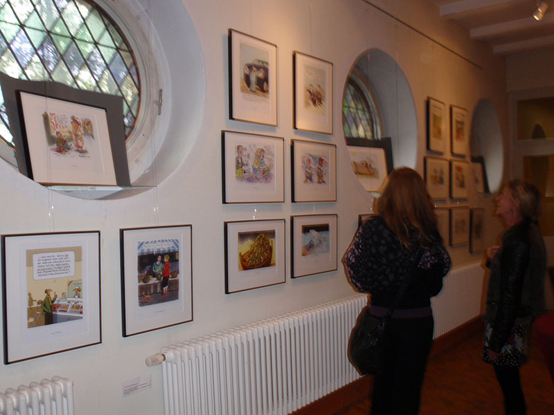Karrikaturenausstellung.